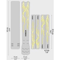 Tredz Limited Dyedbro MTB Frame Protection Kit - Lightning | Extra 7% off for BC Members, Price match & 365 Day returns
