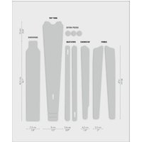 Tredz Limited Dyedbro Gravel Bike Frame Protection Kit - Clear | Extra 7% off for BC Members, Price match & 365 Day returns