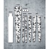 Tredz Limited Dyedbro Gravel Bike Frame Protection Kit - Camo | Extra 7% off for BC Members, Price match & 365 Day returns