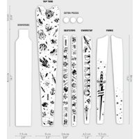 Tredz Limited Dyedbro Gravel Bike Frame Protection Kit - Old School Tattoo | Extra 7% off for BC Members, Price match & 365 Day returns