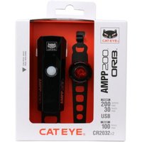 Cateye Ampp 200 II & Orb RC II USB-C Rechargeable Bike Light Set