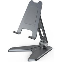 Premium Foldable Aluminum Desk Stand for Phones & Tablets