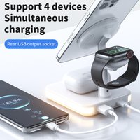 4-in-1 Magnetic Wireless Charging Stand for iPhone & AirPods