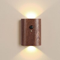 Solid Wood Motion-Sensing LED Light