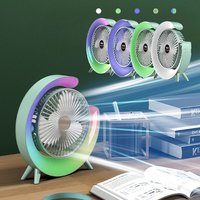 Whisper-Quiet Portable USB Rechargeable Desk & Handheld Fan