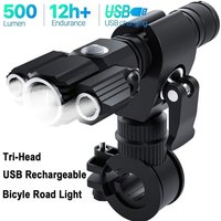 Multi-Functional Bicycle & Outdoor LED Lighting System with 360° Rotating Mount