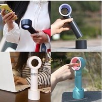 Premium Portable Bladeless Fan | USB Rechargeable Personal Cooler