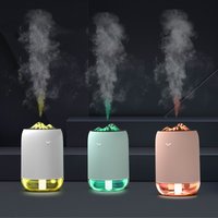 Flame Effect Humidifier & Aroma Diffuser - Portable USB