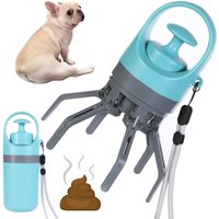 Premium Pet Waste Scooper with Integrated Bag Dispenser | Eight-Claw Design