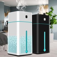Compact 2-in-1 Air Purifier & Humidifier with Essential Oil Diffuser