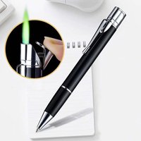 Professional Windproof Jet Flame Pen Lighter - Refillable Butane Torch