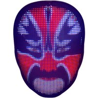 Full-Color LED Display Mask for Halloween & Parties