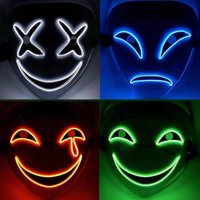 Light-Up LED Costume Mask