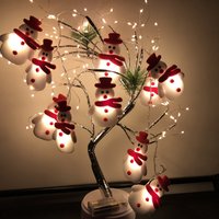 Festive Holiday Character LED String Lights (USB & Battery Powered)