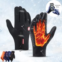 Premium Heated Waterproof Touchscreen Gloves with Fleece Lining