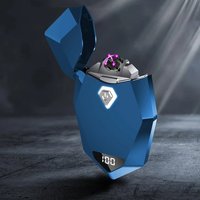 Diamond Facet USB Rechargeable Lighter