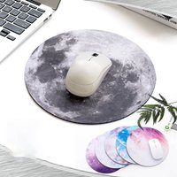 Ergonomic Space-Themed Gaming Mouse Pad with Wrist Rest and Non-Slip Base