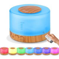 Aromatherapy Essential Oil Diffuser & Humidifier with 7-Color LED Light