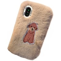 iPhone Embroidered Plush Protective Case