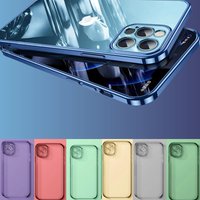 Premium Square Plating Frame iPhone Case | Transparent TPU Protection