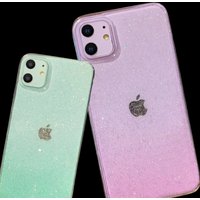 Transparent Glitter Silicone iPhone Case