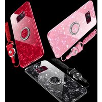 Premium Tempered Glass Magnetic Ring Stand Case for Huawei