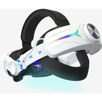 Elite VR Headset Strap with Integrated Power Bank & RGB Lighting for Oculus Quest 2/3