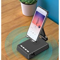 Portable Bluetooth Speaker Stand with HD Microphone & 360° Immersive Audio
