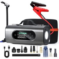 Multi-Function Portable Car Jump Starter with Air Compressor & Vacuum
