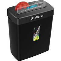Cross-Cut Paper Shredder with P-4 Security, 10-Sheet Capacity, and Jam-Resistant Design for Home & Office