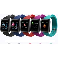 Smart Fitness Tracker Watch with Heart Rate & Blood Pressure Monitoring
