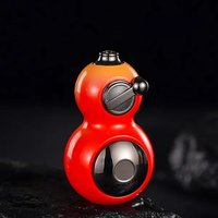 Black Myth Gourd Torch Lighter: Windproof, Refillable Butane with Adjustable Flame