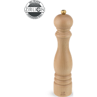 The majestic stature and timeless style of this Paris salt mill have endless appeal. The magnificent beechwood body, voluptuous curves, and golden button that sits like a crown on top of the salt mill are admired as much as the effortless, reliable functionality. Paris