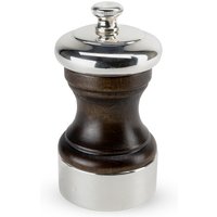 The Peugeot Palace pepper mill is a reinvention of the oldest model created in 1874, which was a feature on the table at all the big banquets as a symbol of prestige and grandeur. This pepper mill perfectly combines rustic aged wood with hallmarked silver-plated metal. Palace