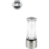 The innovative design of the Daman salt mill has removed the vertical central axis to keep the grind mechanics hidden while revealing the salt in all its purity, which is both practical and aesthetically pleasing. Daman