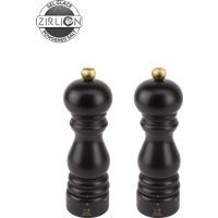 Awaken your senses and liven up your food with this duo of manual salt and pepper mills from the Paris u'Select collection. With classic lines and a rich, chocolate finish, this duo of Peugeot salt and pepper mills has everything to offer and your experience of taste has everything to gain. Paris u'Select