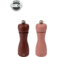 Earthy, plant-inspired natural colours have been selected for this set of salt and pepper mills to create a soft, wholesome vibe. The rich shade of the pepper mill and the lighter tones of the salt mill elicit feelings of warmth and indulgence. Tahiti