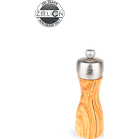 The Peugeot Fiji salt mill is a perfect combination of olive wood with stainless steel. With great sensuality, this salt mill will bring a depth of enjoyment to all your culinary creations. Fidji
