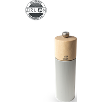 This stylish rock salt mill strikes a perfect balance between the warmth of natural wood and the futuristic hi-tech vibe of the aluminum finish. Line