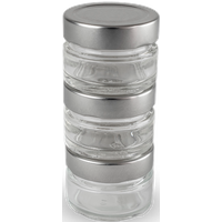 This pack of three empty screw-on glass jars is designed for Peugeot's Maestro pepper mill. The jars are ready for filling with any pepper you choose and we would encourage you to be adventurous in your discovery of new varieties. A marker pen is also included so you can easily label each jar and quickly identify the contents. Maestro