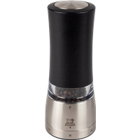 Experience the convenience of achieving an automatic high-precision grind with the utilisation of this sophisticated and compact iridescent black 16 cm u'Select electric pepper mill. Daman Electric