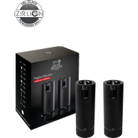 You're sure to fall in love with Peugeot's electric Night set. Presented in a sublime black gift display box, your loved ones are sure to be delighted with the Line electric salt and pepper mills. Elegance and performance are the keywords of these two compact and innovative rechargeable electric mil