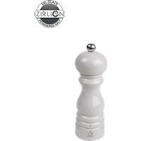 Check out the manual wooden salt mill with its pearl grey lacquer finish. Elegant design, u'Select grind adjustment system, 18 cm. The perfect accessory for seasoning your dishes in style. Paris u'Select
