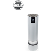 The Line Sense electric salt mill is equipped with the Zirlion mechanism, specially designed for grinding dry salts. Its touch control and u'Select grind adjustment system ensure optimum precision, right down to powdered salt. Line Sense