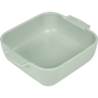 With this 21 cm square dish in sage green colour, cook oven recipes for 2 people. Appolia