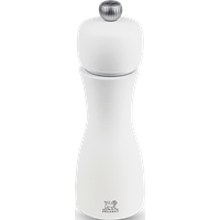 In brilliant white to represent the salt crystals contained within, the Tahiti manual salt mill from Peugeot has a contemporary style and refined grace. Tahiti