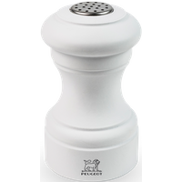 Drawing its inspiration from Peugeot's first salt and pepper mill design created in 1874, the Bistro salt shaker is reminiscent of the mills typically found in the greatest French bistros. This true classic will take pride of place on your table. Bistro