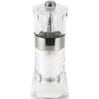 A bright, airy structured design for the Peugeot Oslo mill. In acrylic and stainless steel, this salt mill offers sublime material effects and brings a contemporary touch to your table and kitchen. Oslo