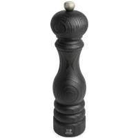 The 22cm Paris Nature salt mill is inspired by nature and reflects Peugeot's continuous ambition to make more sustainable choices to protect the environment. Its authentic, rugged appearance marries beautifully with the sophisticated technology and chic black finish. Suitable for dry rock salt only. Paris Nature Black