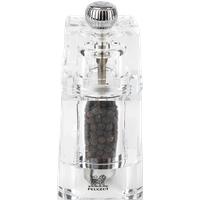 The Peugeot Chaumont pepper mill is a stylish classic transparent model. This manual pepper mill will bring elegance and light to the dinner table. Chaumont